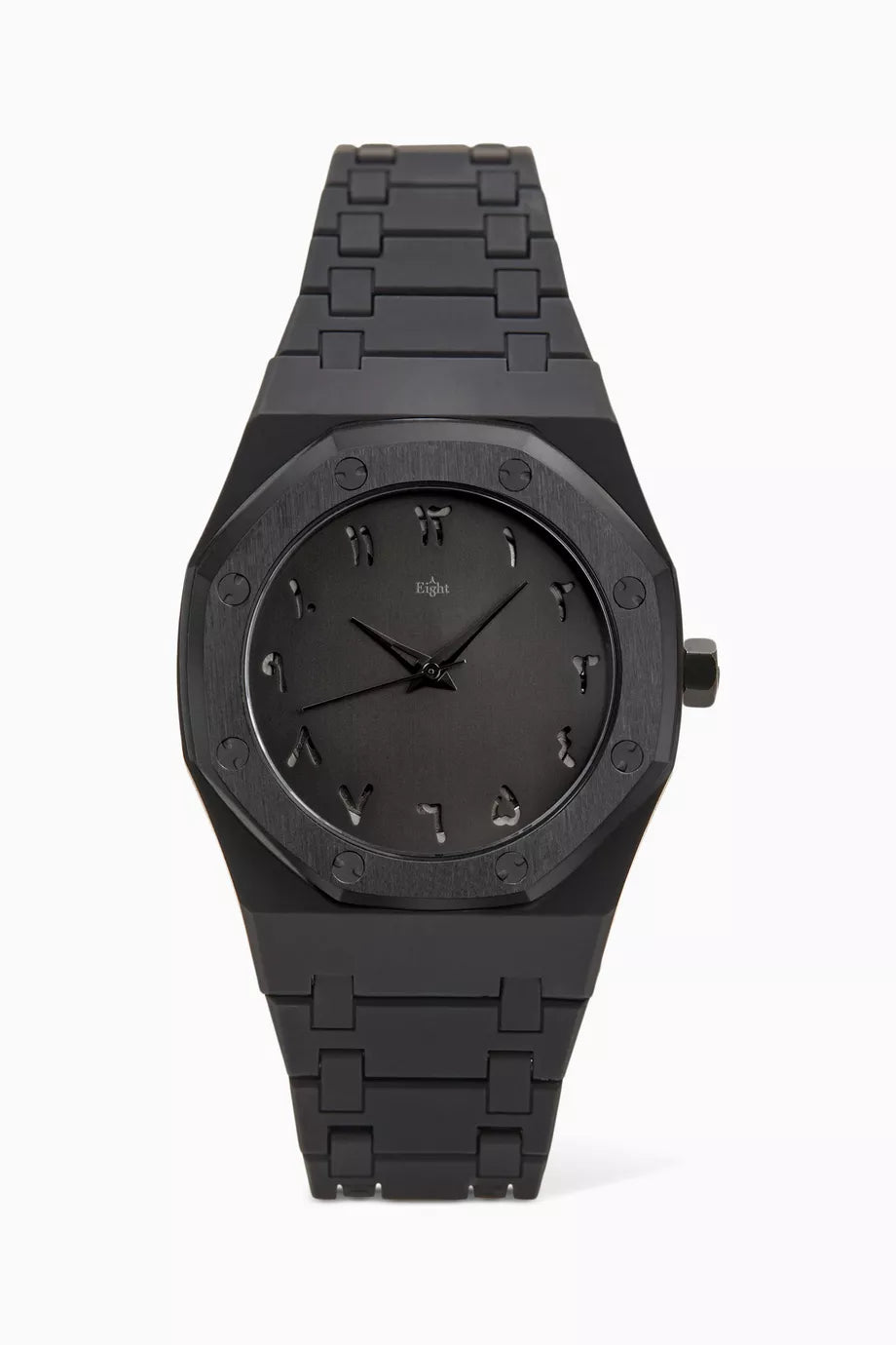 Simple Style Black Arabic Waterproof Trend sense Watch